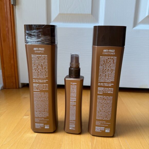 Brazilian Blowout Anti-Frizz Shampoo, Conditioner, and Ionic Bonding Spray - Picture 2 of 5